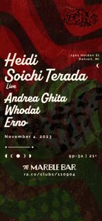 Heidi And Soichi Terada (Live) With Andrea Ghita, Whodat And Erno