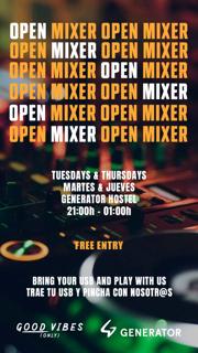 Open Mixer (Bring Your Music & Join The Gang) + *Free Entry* By Good Vibes Only