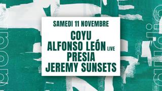 Coyu · Alfonso Leon Live · Presia · Jeremy Sunsets