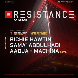 Resistance - Richie Hawtin, Sama' Abdulhadi (Art Week)