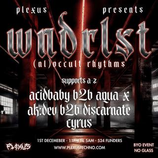 Plexus Presents Wndrlst (Nl) *Byo*
