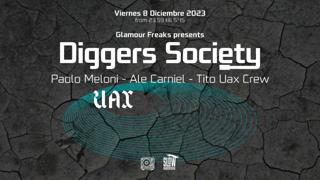 Glamour Freaks Presents Diggers Society: Paolo Meloni + Ale Carniel + Tito Uax Crew