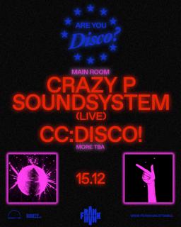 Are You Disco? Crazy P Soundsystem (Live) + Cc: Disco