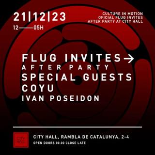 City Hall Thursday X Flug Invites Coyu, Ivan Poseidon