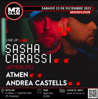 M7Club Press: Sasha Carassi, Atmen & Andrea Castells]