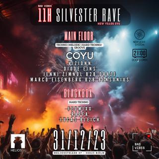 Badvibes 11H Silvester Spectacular With Coyu, Vizionn, Diode Eins