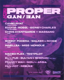 Proper After Dark With Eddy M + Rossi. + Sidney Charles