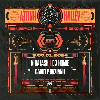 Ninalash + Dj Homie + David Ponziano - Halley Club