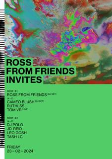Fabric: Ross From Friends Invites – Jd. Reid, Tash Lc, Dj Polo, Cameo Blush + More