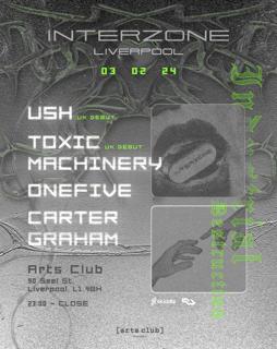 Interzone Presents Toxic Machinery & Ush (Uk Debuts) - Industrial Techno