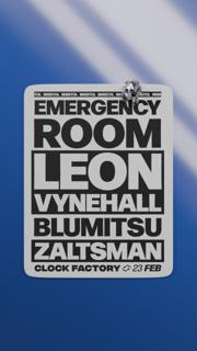 Emergency Room With Leon Vynehall, Blumitsu, Zaltsman