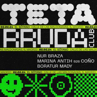 Teta Rruda Club: (Nur Braza, Coño B2B Marina Antih, Boratur Mady)