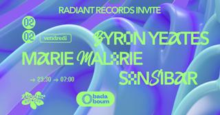 Club — Radiant Records With Byron Yeates (+) Marie Malarie (+) Sansibar 
