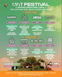 Mint Festival 2024 - May Bank Holiday Weekend