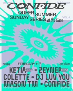 Confide Queer Summer Sunday Series ☼ Vol. 4