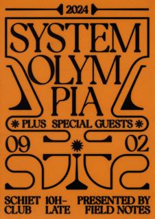 Field Notes Presents System Olympia + Loud-E