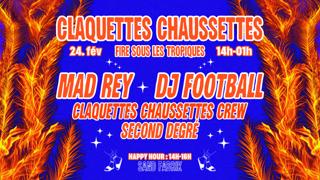 Claquettes Chaussettes With Mad Rey, Dj Football