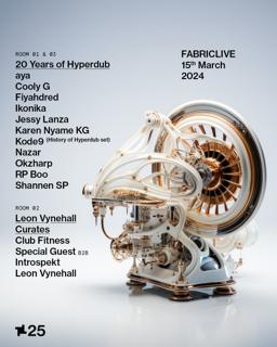 Fabric25: 20 Years Of Hyperdub: Kode9, Jessy Lanza, Leon Vynehall, Aya, Ikonika, Club Fitness