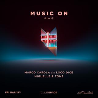 Music On: Marco Carola B2B Loco Dice