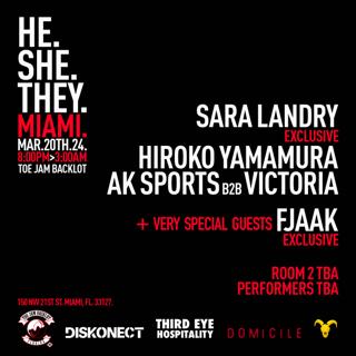 He.She.They. Miami Music Week 2024