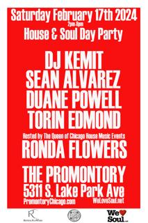 House & Soul Day Party Featuring Dj Kemit, Duane Powell, Torin Edmond, Sean Alvarez