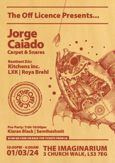 The Off Licence Presents Jorge Caiado