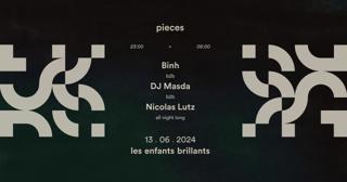 Pieces Showcase (Off Bcn) Pres. Binh B2B Dj Masda B2B Nicolas Lutz All Night Long