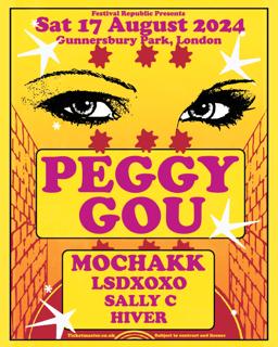 Peggy Gou Plus Special Guests Mochakk, Lsdxoxo, Sally C + Hiver