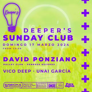 Vico Deep + Unai Garcia + David Ponziano - Deeper´S Sunday Club