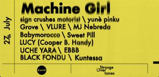 Strange Overtones Festival – Machine Girl + More