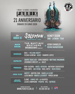 Fabrik 21 Aniversario With Solomun