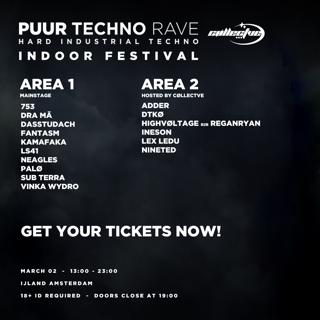 Puur Techno Rave Indoor Festival 2024