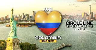 We Love Colombia Open Air Boat Party - Circle Line Summer Series