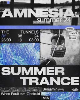 Summer Trance W/ Benjamin (Aus) - Amnesia Summer 24'