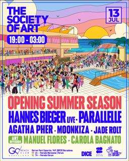 The Society Of Art: Hannes Bieger Live & Parallelle ( Open Air )