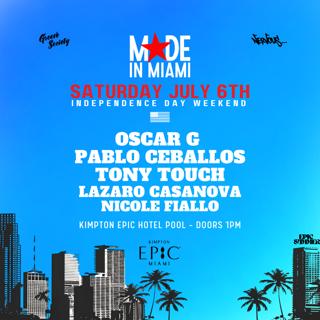 Oscar G, Pablo Ceballos, Tony Touch, Lazaro Casanova, Nicole Fiallo - Made In Miami