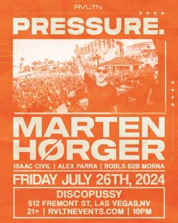 Pressure Presents: Martin Horger