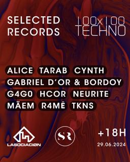 Selected Records X 100X100 Techno Showcase