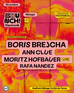 Brunch Electronik Málaga #9: Boris Brejcha, Ann Clue, Moritz Hofbauer (Lve) Y Rafa Nandez
