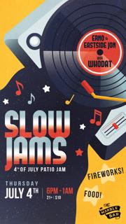 4Th Of July Slow Jams Patio Jam