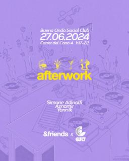 •Afterwork• &Friends And Cult Milano •Music, Art, Drinks• W/ Simone Adinolfi, Aznamir, Yannik