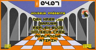 Houseum: Dmx Krew (Live), Maruwa, Reflex Blue, Dj Houseum, Avalanche, Atipik