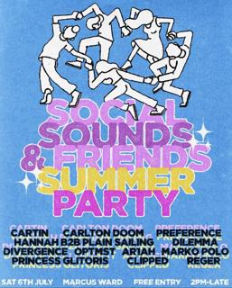 Social Sounds & Friends Summer Party (Free Entry) 