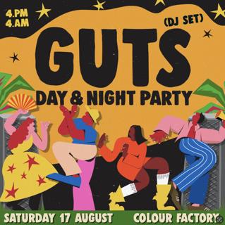 Guts Day & Night Party With Esa, Flamingods, My Analog Journal