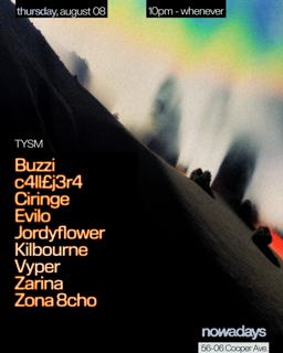 Tysm: Kilbourne X Buzzi, Zarina X Jordyflower, C4Ll£J3R4 X Zona 8Cho, Evilo X Vyper X Ciringe