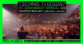 Techno Tuesday Amsterdam 'Wednesday Special', Marco Bailey, Dexon, Jayzo