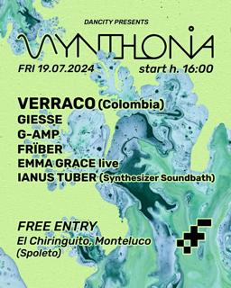 Dancity Presents Synthonia At Monteluco - Guest: Verraco