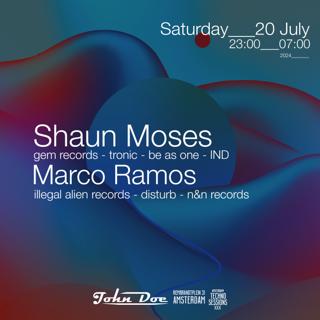 Amsterdam Techno Sessions With Shaun Moses (Gem Records, Tronic, Be As One) Ind
