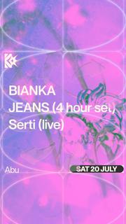Kabul À Gogo ✧ Club Night ✦ Bianka ✦ Jeans (4 Hr Set) ✦ Serti (Live)