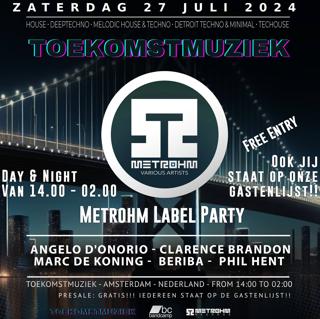 Metrohm Label Party Day & Night
